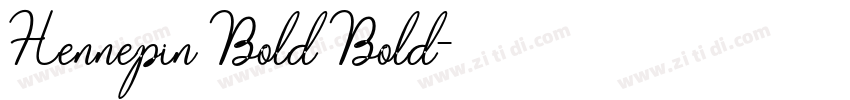 Hennepin Bold Bold字体转换